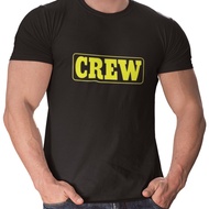 Crew Team Support Group black tshirt