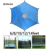 [Dynwave2] Trampoline Sunshade Cover Only Trampoline Rain Cover Blue Trampolines Canopy