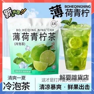 Summer Fruit Tea Mint Lime 11 Packs Cool Refreshing Green Orange Lemon Passion Cold Brew Jelly Huame
