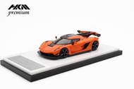 [預訂貨品pre order] HKM Premium 1/64 Koenigsegg Jesko 橙色 限量1500