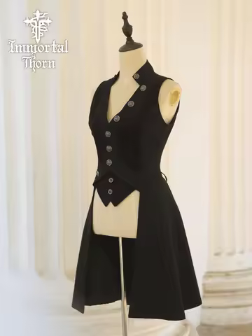 The Eternal True Night Poem - Retro Elegant and Handsome Prince Style Unisex Lolita Ouji Lolita Vest