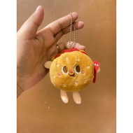 GANTUNGAN Small Burger Character Keychain Doll size 8x7cm / Burger Keychain Doll / Food Doll / Small
