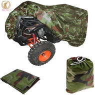 ATV Cover Waterproof 190T Oxford Cloth Waterproof Silver Coated Heavy Duty 4 Wheeler Cover Protection With Storage Bag
