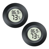 2 Pack Hygrometer Thermometer Digital Humidity Meter Indoor/Outdoor Humidity Monitor Reptile Thermo-