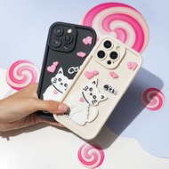 [3D27] Aesthetic Cat Embossed Softcase For Redmi 13C A3 Redmi note 13 Redmi Note 13 Pro Note 10 4G N