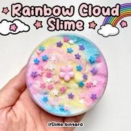 VIRAL!! RAINBOW CLOUD SLIME BY SLIME BINTARO || PREMIUM SLIME || CLOUD SLIME || CLOUD SLIME SUPER SO