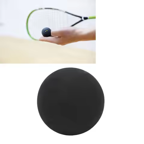 Squash Racket Supplies Double Yellow Dot Squash Ball 40MM Black Rubber Squash Balls Training Squash 