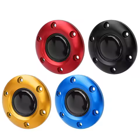 Car Steering Wheel Center Interior Steering Wheel Horn Button for 6 Hole Steering Wheel Steering Whe