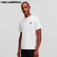 KARL LAGERFELD -  K/IKONIK METALLIC PATCH T-SHIRT