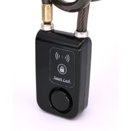 RAYKUBE Electric Smart Door Lock With Bluetooth Phone APP Waterproof Anti Theft Lock 110dB Alarm Wire Rope For Door &amp; Bicycle