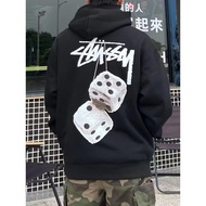 Stussy Doll Dice Print Hoodie Sweatshirt For Men Casual Loose Oversized Women S-5XL Hoodie Oversized