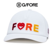 [G/FORE] CHENILLE FORE GRADIENT SNAPBACK HAT Golf Cap White