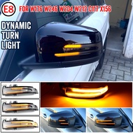 Dynamic LED Turn Signal Light Mirror Indicator Blinker For Mercedes Benz W176 W246 W204 W212 C117 X1