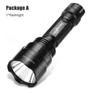 HaixnFire ไฟฉาย C8s กลางแจ้งตะเกียงตั้งแคมป์ Floodlight L2ลูกปัดชาร์จได้18650กันน้ำไฟขับขี่