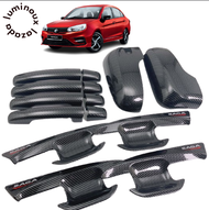 Proton saga vvt door handle /handle bowl cover side mirror cover carbon fiber