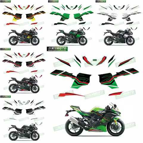 For ZX-4R ZX4R ZX4RR RR 2023 motorcycle accessories decals fairing fuel tank full car set reflective