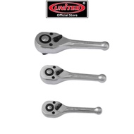 【UNITED】1/4", 3/8" & 1/2" Stubby Ratchet Handle (72 T)