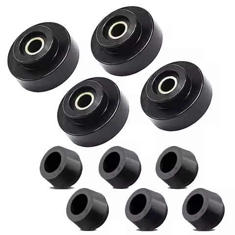 Radiator Mounting Kit Polyurethane for Peterbilt 357 377 379 385 386 387 Replace 53D6 x4 53D2 x4