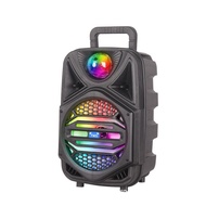 Bluetooth Speaker 27cm Square Dance Audio Portable Trolley Box Outdoor Factory Source Audio Trolley 