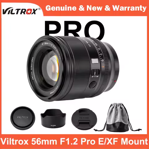 Viltrox 56mm F1.2 Pro APS-C Autofocus Large Aperture Prime Lens for Fuji X-Mount X-A7 X-E4 X-H1 Sony