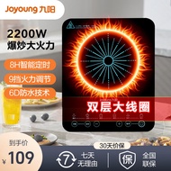 九阳（Joyoung） 电磁炉2200W大功率 家用触控按键 耐用面板 九档火力 纤薄 定时功能电磁灶火锅炉多功能电磁炉 触控升级款【裸机不含锅】N4170