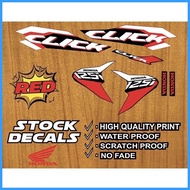 ♂ ✑ ◸ Honda click 125i stock decals