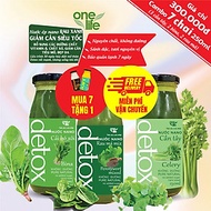 (Tặng 1 chai) Combo Nước Ép Nano Rau Xanh - GIẢM CÂN DETOX OneLife
