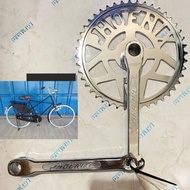 Crank Phoenix Front Gear/ Jengki Bike ONTEL Krum 44T & 48T Iron Pantek 165MM Crank Basikal Fixie