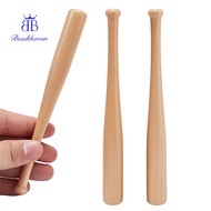 1bag Wood Baseball Bat Home Display Decorations BurlyWood 15.1x0.8-1.5cm 3pcs/bag
