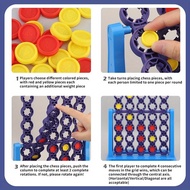 Connect 4 Spin Game Strategy Board Games Connect Plastic Game for Ages 6 and