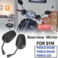 【Premium Selection】Aluminum Alloy Seashell Rearview Mirrors for SYM fiddle DX158 fiddle DX150 fiddle
