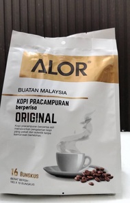 ALOR Cappucino coffee / ALOR kopi original / Kopi kapucino (pracampuran * premix) 25g x 16 sticks