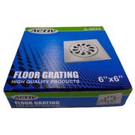 6" x 6" PVC Floor Trap Grating Double (Square)