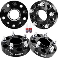 5x4.5 to 5x5 Wheel Adapters for JK Wheels on TJ YJ KK SJ XJ MJ, 4PCS 1.25 inch 5x114.3 to 5x127 Hubc