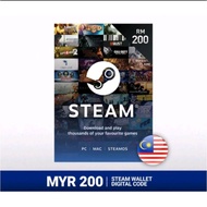 Steam Wallet MYR RM5 RM20 RM50 RM100 RM200