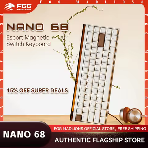 FGG Madlions NANO68 PRO Mechanical Keyboard Magnetic Switch RGB Hotswap 8000HZ RT 0.01mm DSK MT Game