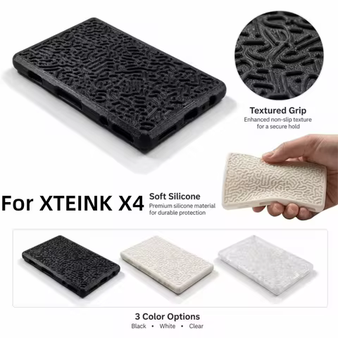New Silicone EBook Reader Case Soft Shell Lightweight E-Reader Cover Flexible Decorative Cover for X