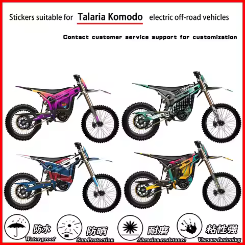 Graphic Kit for Talaria Komodo Motorcycle Decal Stickers