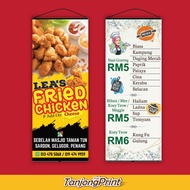 Bunting Printing | Bunting Majlis | Bunting Produk | Bunting Makanan | Bunting Menu | Bunting Kahwin