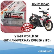 Yamaha Original Y16ZR World GP 60th Anniversary Emblem Dada - 2PV-F3395-00