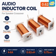 NIUYO Speaker Crossover Inductor Coil, 0.75mm Pure Copper Audio Inductor Coil, 0.62MH 4-6A Inductor 
