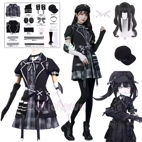 Magical Girl Witch Trial Kurobe Nanoka Cosplay Costume Wig Anime Mahou Shoujo No Majo Saiban Nanoka 