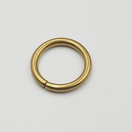 Brass Open Circle Solid Ring Wrapping Ring Brass Closed Ring Seamed Copper Ring Handbag Luggage Hard