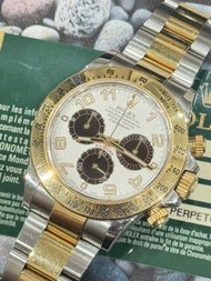 🧺洗衣街店🧺🌈🌈新返貨啦🌈🌈💰💰現金價💰💰💳連出世卡💳🖤🤍Rolex Daytona 116523🤍🖤🤍原裝熊貓面🤍原裝勞力士金鋼帶 🖤🖤40mm 狀態一流 👍🏻👍🏻BW4026(旺角洗衣街店）