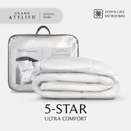 (4 sizes) Grand Atelier 5 Star Ultra-Comfort Down-Like Quilt