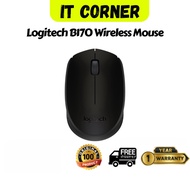 Logitech B170 Wireless Mouse, 2.4 GHz with USB Nano Receiver, Optical Tracking, 12-Months Battery Li