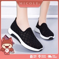Ready Stock MICOLE S181 Women's Casual Sneakers Outdoor Sports Shoes Travel Kasut Wanita Perempuan G