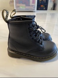 Eur24 Dr. Martens 8-Hole Toddler Boots Black