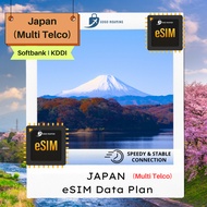 【eSIM】JAPAN (Multi Telco) Japan eSim Data Plan【3GB - 30GB】GOGO ROAMING Travel eSIM Data Plan