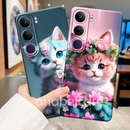 S0tfcase vivo v40 lite 4g / 5g / v40 5g / v40 pro 5g / v27e 5g / v27 5g / v29e / v29 5g Cat Motif Fu